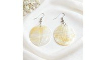 Handcrafted Shell Earrings Premium Design Originally Best Quality